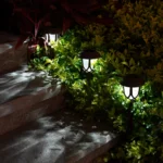10 Pack Solar Lights Outdoor Decorative, Solar Pathway Lights Outdoor, Solar Powered Garden Yard Lights for Walkway Sidewalk Driveway. (Brown, Cool White) - Image 10