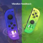 Switch Controller for Nintendo Switch/OLED/Lite/Wireless Controllers (L/R) With LED Support Vibration/WakeUp Function/Motion Control - Image 3
