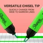 (4 pack) Sharpie Highlighter, Clear View Highlighter with See-Through Chisel Tip, Tank Highlighter, Assorted, 3 Count - Image 4