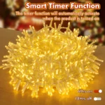 LOENDE Christmas Lights, 50 LED Battery Operated String Lights 18FT Mini String Lights, Indoor Outdoor Patio Party Christmas Decor, Multicolor, 2 Pack - Image 3