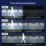 Sales Today Clearance! Gosuguu Solar Outdoor Lights with 3 Modes, Clip-on Motion Sensor Security Lights, Wireless Solar Lights for Garden, Patio, Fence & Yard Lighting - Image 2