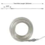 Mainstays 18 Foot PVC Linkable Incandescent Flexible Outdoor Rope Light - Image 7