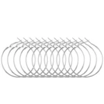 96Pcs Hoop Earrings Finding, for Jewelry Making, Gold Silver Open Beading DIY Earrings Craft Art Accessories - Image 7