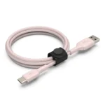 Belkin BoostCharge Braided USB-C Cable (5ft) for iPhone 16, 15, Galaxy S25, S24 & More - Rose Gold - Image 5