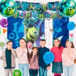 Monsters Inc Party Decoration,114pcs Monsters Inc Birthday Decoration&Monsters Inc Tableware Set- Monsters Incc Banner Balloon Backdrop Plates Cups etc Monsters Inc Birthday Party Supplies - Image 8