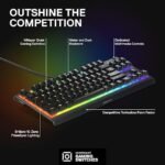 SteelSeries Apex 3 TKL RGB Gaming Keyboard - Tenkeyless - Water & Dust Resistant - PC and USB-A - Image 2