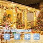 33ft Christmas Decorative Mini Lights, 100 LED Transparent Wire Fairy Starry String Lights Plug in, 11 Lighting Modes, for Indoor Outdoor Xmas Tree Wedding Party Decoration (Yellow) - Image 4