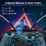 ESYWEN Wireless Switch Controller for Nintendo Switch 2/Switch/Lite/OLED, Compatible with Android/IOS/PC - with Ambient Lighting, Programmable, Vibration - Image 7