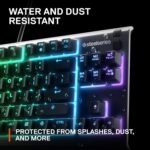 SteelSeries Apex 3 TKL RGB Gaming Keyboard - Tenkeyless - Water & Dust Resistant - PC and USB-A - Image 3