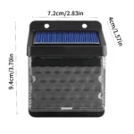 Vadktai Solar Outdoor Lights, Wireless Security Motion Sensor Outdoor Lights, Solar Lights Outdoor Waterproof for Front Door, Backyard, Steps, Garage, Garden - Image 5