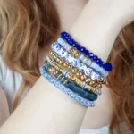 Cousin DIY Blue and White Heishi Stack Bracelet Kit, 564 Beads, Clay/Ceramic/Metal, Adult, 69995663 - Image 3