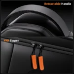 COOWPS Sling Bag for Nintendo Switch 2, Switch OLED, Steam Deck, Large Capacity Travel Case with EVA Hard Shell - Image 5