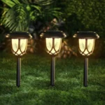 SZRSTH Solar Lights Outdoor Waterproof, 6 Pack LED Solar Garden Lights Outside Decor for Yard Patio Landscape Walkway - Image 3