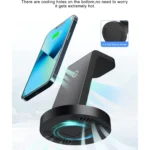 18W Wireless Charger - ETEPEHI 3 in 1 Charging Station Compatible with iPhone 17 16e 16 15 14 13 12 11 X Pro Max - Fast Charging Dock Compatible for Apple Watch & AirPods 4 3 Pro - Image 5