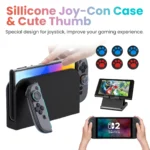 Large Capacity Carrying Case for Nintendo Switch 2 ( 2025 ) , Ultra Slim Premium PU Travel Pouch , Screen Protective Cover, Accessories Storage Bag - Image 2