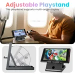 Large Capacity Carrying Case for Nintendo Switch 2 ( 2025 ) , Ultra Slim Premium PU Travel Pouch , Screen Protective Cover, Accessories Storage Bag - Image 5