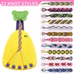Syenll Braiding Bracelet Kit, Friendship Making Kit with Bracelets Maker, DIY Arts and Crafts Toy for 8-12 Year Old Girls - Image 3