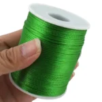 Festival Nylon DIY Craft Braided Chinese Knot Cord Thread String Green 109 Yards - Image 3