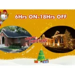 LOENDE Christmas Lights, 50 LED Battery Operated String Lights 18FT Mini String Lights, Indoor Outdoor Patio Party Christmas Decor, Multicolor, 2 Pack - Image 8