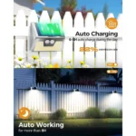 FTX Solar Powered LED Flood Lights, 3000K, 6 Pack - Image 4