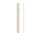 Hallmark Wrapping Paper Roll (Folk Art Animals) 20 Sq. ft. - Image 5