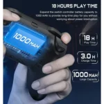 Wireless Switch Pro Controller for Nintendo Switch /OLED/Lite/PC/IOS/Android,BEBONCOOL Switch Remote with 1000MAH Battery Capacity,Black - Image 6