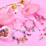 AIPRIDY 150 Pcs Kids Bracelet Making Kit,Unicorn Mermaid Crafts Gifts Set Can Inspires Imagination and Creativity, The Gifts for Girls5-12 Years Old - Image 7