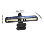 Sales Today Clearance! Gosuguu Solar Outdoor Lights with 3 Modes, Clip-on Motion Sensor Security Lights, Wireless Solar Lights for Garden, Patio, Fence & Yard Lighting - Image 6