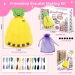 Syenll Braiding Bracelet Kit, Friendship Making Kit with Bracelets Maker, DIY Arts and Crafts Toy for 8-12 Year Old Girls - Image 6