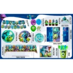 Monsters Inc Party Decoration,114pcs Monsters Inc Birthday Decoration&Monsters Inc Tableware Set- Monsters Incc Banner Balloon Backdrop Plates Cups etc Monsters Inc Birthday Party Supplies - Image 5