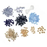 Cousin DIY Blue and White Heishi Stack Bracelet Kit, 564 Beads, Clay/Ceramic/Metal, Adult, 69995663 - Image 5