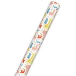 Hallmark Wrapping Paper Roll (Folk Art Animals) 20 Sq. ft. - Image 2