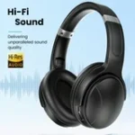 Noise Cancelling Headphones, Wireless Bluetooth Headphones, Over Ear Headphones with Microphone, Black, Q8 - Image 7
