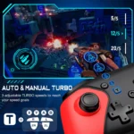 QQV Switch Controller,PRO Wireless Switch Controller with Programmable Function for Nintendo Switch Lite/OLED/Android/IOS/PC & Button - Image 5