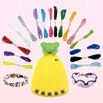 Syenll Braiding Bracelet Kit, Friendship Making Kit with Bracelets Maker, DIY Arts and Crafts Toy for 8-12 Year Old Girls - Image 7