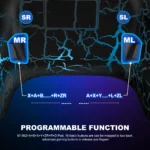 ESYWEN Wireless Switch Controller for Nintendo Switch 2/Switch/Lite/OLED, Compatible with Android/IOS/PC - with Ambient Lighting, Programmable, Vibration - Image 10