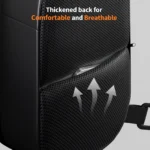 COOWPS Sling Bag for Nintendo Switch 2, Switch OLED, Steam Deck, Large Capacity Travel Case with EVA Hard Shell - Image 9