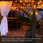 DAYBETTER Outdoor String Lights,100ft,with 50 G40 Edison Vintage Bulbs,Waterproof for Patio Garden Gazebo Bistro Cafe Backyard - Image 9