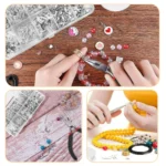 Yalumo Jewelry Making Supplies Kit, 905 Pcs Jewelry Repair Kit with Pliers Findings and Beading Wires for Adults and Beginners, Back to School Gift (Silver) - Image 6