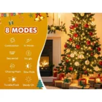 LOENDE Christmas Lights, 50 LED Battery Operated String Lights 18FT Mini String Lights, Indoor Outdoor Patio Party Christmas Decor, Multicolor, 2 Pack - Image 10