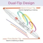 Zebra Pen Mildliner Double-Ended Creative Highlighter Set - Assorted Colors 5-Pack - Image 5