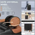 Joyway Carry-on Luggage 20" Lightweight Polypropylene Luggage, Hardshell Suitcase with Swivel Wheels - Image 5