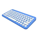onn Mini Compact Wireless Office Keyboard USB Receiver, 78 Keys, Ultramarine - Image 3
