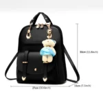 MUSOIE Backpack Purse for Women Fashion Ladies PU Leather Convertible Travel Shoulder Bags Handbag - Image 6