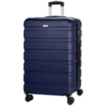 Luggage PC ABS Lightweight Suitcase with Wheels TSA Lock Hardshell Checked-Large Luggage 28 inch DarkBlue