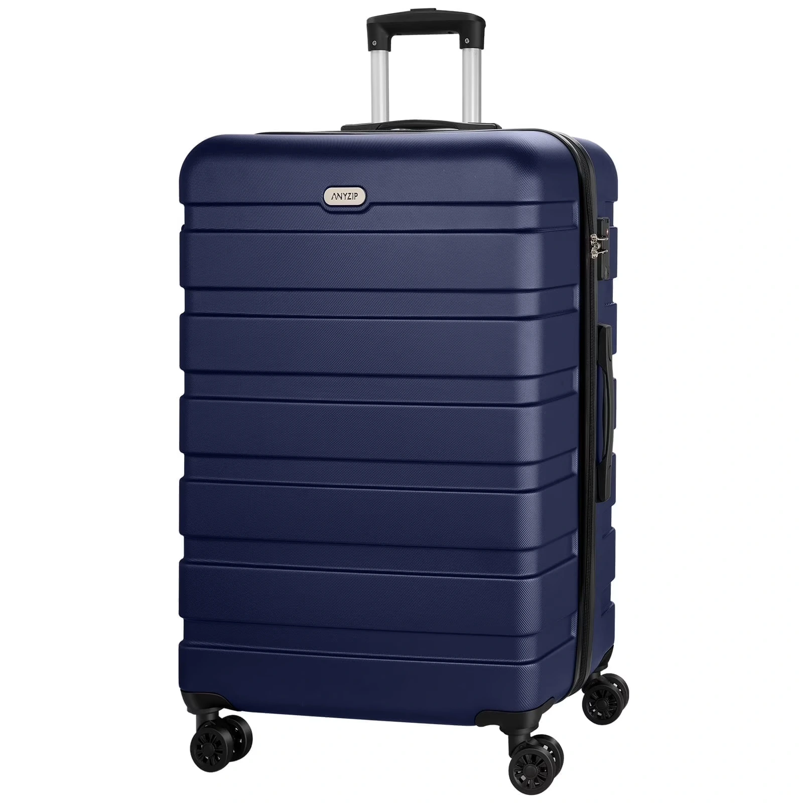 28-DarkBlue-Hardside-Luggage-PC-ABS-for-Strength-4-Universal-Wheels-for-Easy-Maneuver-TSA-Locked-Perfect-for-Checked-Baggage_3d84aafe-0c1f-4a5d-b7ce-57856711cd29.8e4e871d1c067edf62091edae9e35dd5 Luggage PC ABS Lightweight Suitcase with Wheels TSA Lock Hardshell Checked-Large Luggage 28 inch DarkBlue - Image 1