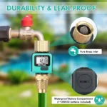 Restmo Water Flow Meter for RV Tank Filling, Outdoor Lawn Sprinkler and Garden Hose Nozzle Sprayer (Copy) - Image 2