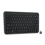 onn Mini Compact Wireless Office Keyboard USB Receiver, 78 Keys, Grey - Image 5