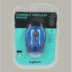 Logitech Compact Wireless Mouse, 2.4 GHz with USB Unifying Receiver, Optical Tracking, Blue, Walmart Exclusive - Image 2