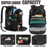 Yorepek Extra Large Travel Backpack, 17 in Laptop Backpacks with USB Port for Adults Men Women, TSA Friendly 30L - Image 2